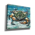 thumbnail image 2 of Epic Graffiti 'Blue Palette Crab I' by Carolee Vitaletti, Canvas Wall Art, 30"x26", 2 of 2