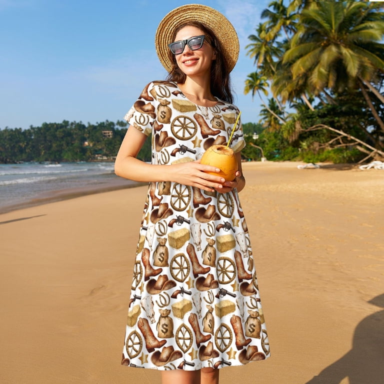western beach dress Western Glam Gold Sequin Festival Dress, Gold Cowgirl Dress, Disco Cow –  Gypsy Tale main image 0