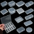 thumbnail image 3 of Small Home Organization Plastic Jewelry Diamond Container Craft Bead Holder Pill Storage Supply Storage Box 8, 3 of 8