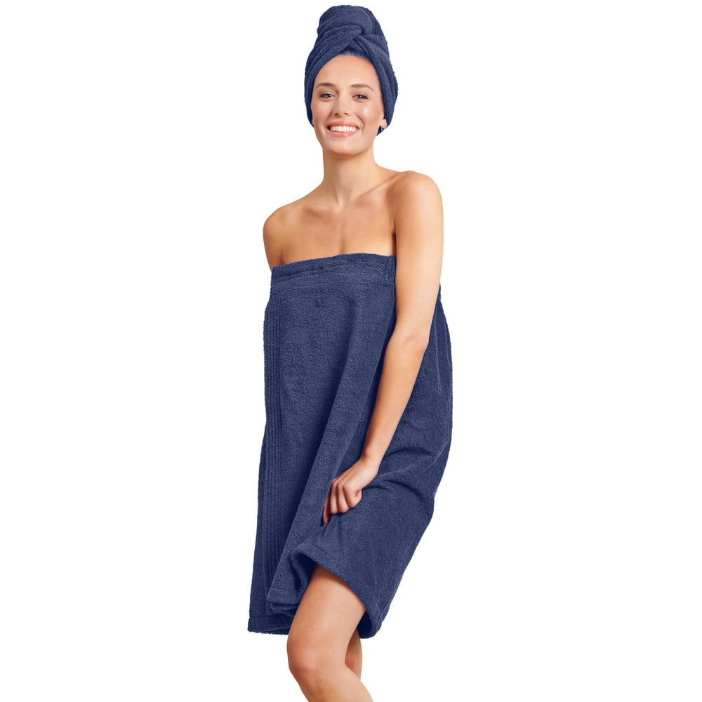 Towel Wrap for Women Women’s Shower & Bath Wrap Premium Cotton