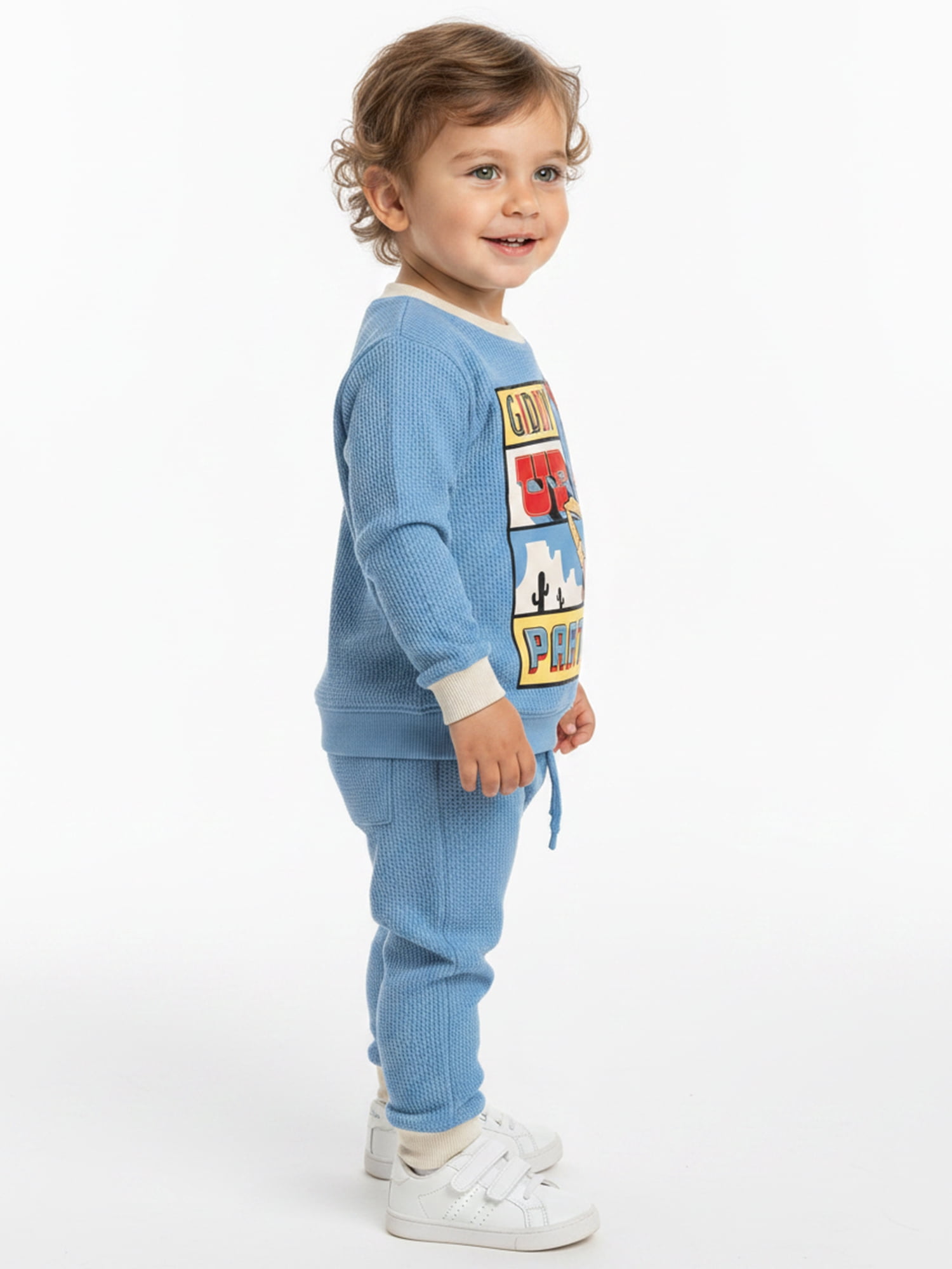 Toy Story Baby Boys Waffle Knit Top and Pants Set, 2-Piece, Sizes 0M-24M