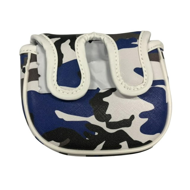 jinwen Deluxe PU Golf Square Mallet Putter Head Cover Headcover w / Magnetic Closure