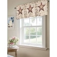 thumbnail image 6 of Texas Star Western Curtain Valances for Windows, Stars Country Retro Kitchen Valance Window Treatment, Light Filtering Block Curtains for Bathroom/Bedroom/Living Room 60'' x 18'', 6 of 9