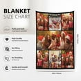 thumbnail image 4 of Custom Blanket with Photos Text Customized Blanket Personalized Flannel Throw Blankets for Adult Kid Birthday Wedding Christmas Halloween Fathers Mothers Valentines Day Gift 40"X30", 4 of 6