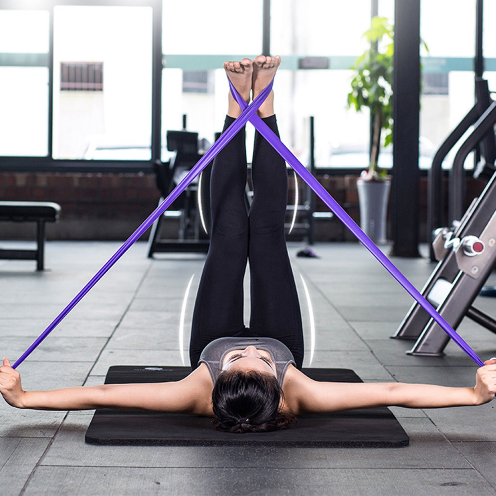 Fitness & Yoga Kit for Women – 5-Piece Pilgots Kit with Booty Bands Glutes Workout Resistance & Stretching Yoga Bands 25cm
