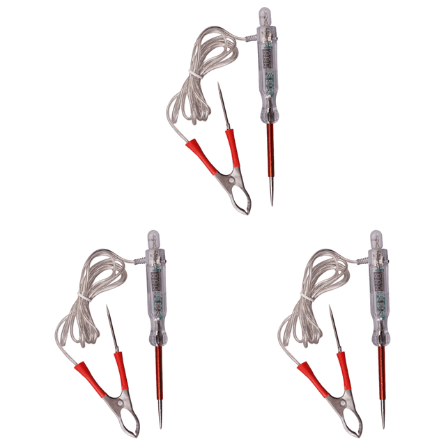 Probador de circuito de voltaje para camión pluma de sonda de luz automática con pantalla Digital para coche 6V/12V/24V