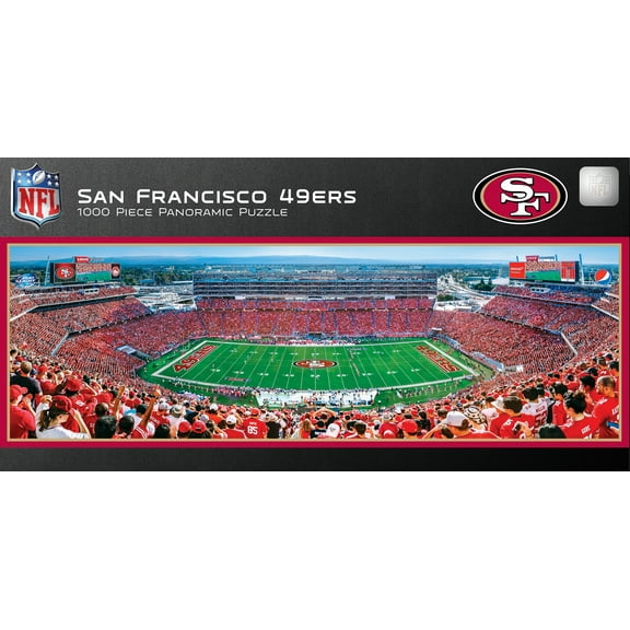 MasterPieces 1000 Piece Sports Panoramic Jigsaw Puzzle - NFL San Francisco 49ers Center View