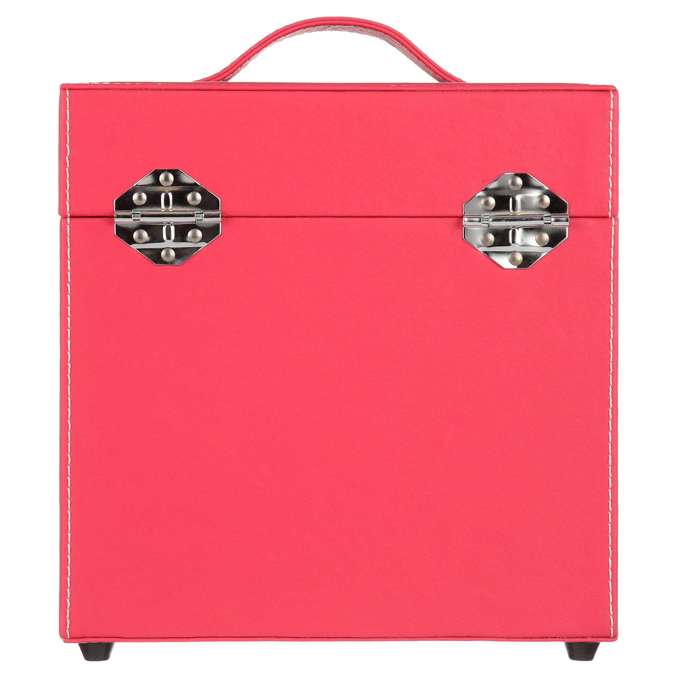 SHANY Color Matters Nail Accessories Organizer and Makeup Train Case, Sugar Gum