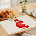 thumbnail image 4 of Clearance! Caoblia 26 Letters Christmas Placemats 12x18" Washable Wipeable Heat-Proof Christmas Placemats for Kitchen, Dining Table, Holiday, Party Decor Supplies, Christmas Decorations, 4 of 4