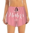thumbnail image 2 of Picia Happy Mother's Day Pattern Women's 2 in 1 Athletic Running Shorts High Waisted Workout Casual Gym Sweat Shorts with Comfy Liner Zipper Pockets-Medium, 2 of 9