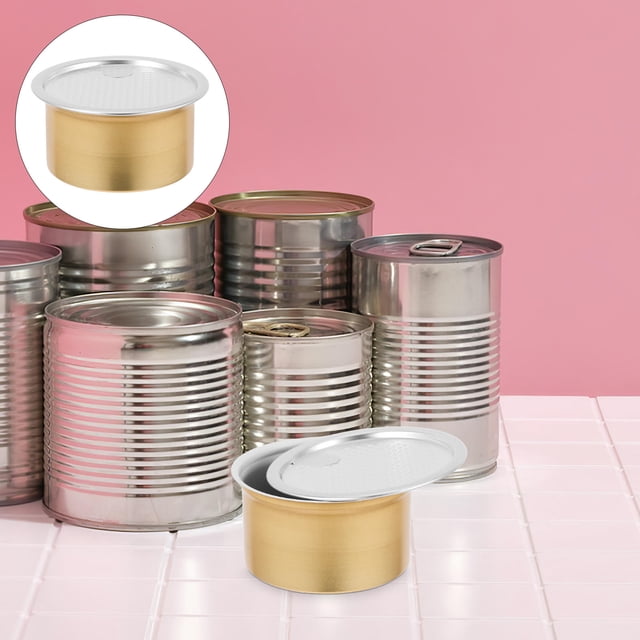 PENIKOKO 12pcs Aluminium Canning Jars Modern Metal Containers with Lids for Everyday Use