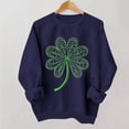 thumbnail image 1 of TaTaai Women Casual No Hood St Patrick's Day Printed Sweatshirt Crew Neck Long Sleeve Top Ladies Daily Commute Festival Wear Soft Warm Comfortable Stylish Pullover Top Gift, 1 of 6