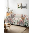 thumbnail image 3 of Bunny Easter Couch Cover for 2 Cushion Sofa, Spring Floral Eucalyptus Leaves Rustic Washable Loveseat Sofa Covers Slipcover for Sectional Sofas L-Shaped, Couch Throw Cover 71"x118", 3 of 9