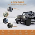 thumbnail image 6 of Kayme Spare Tire Cover, Waterproof, Black PE, Fit for 27-29 in, 4 Pack, 6 of 7