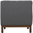 thumbnail image 4 of LexMod Panache Fabric Armchair, Gray, 4 of 5