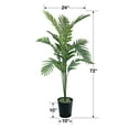 thumbnail image 6 of Mainstays Artificial Tree, Palm Tree, 6 ft, Round Metal Container, 6 of 6