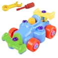 thumbnail image 4 of Children DIY Disassembling Airplane Car Train Helicopter Building Blocks Model Tool Kids Educational Toys Set Color Random, 4 of 6