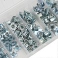 thumbnail image 1 of 80Pcs T Nuts Carbon Steel Galvanized Layer Rust Resistant Sturdy 1/4in 5/16in 3/8in Pronged Tee Nut, 1 of 3