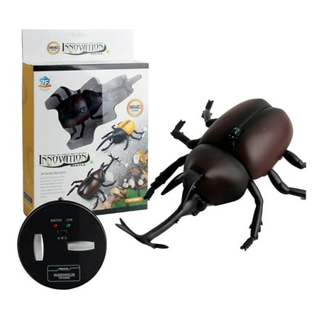 

NUOLUX 1 Set Electric RC Beetle Toy Simulation Walking Swerve Beetle Insect Toy