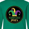 thumbnail image 4 of Inktastic Mardi Gras 2025 Jester Hat Long Sleeve Youth T-Shirt, 4 of 5