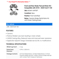 thumbnail image 2 of Front and Rear Brake Pad and Rotor Kit - Compatible with 2018 - 2020 Ford F-150 2019, 2 of 2