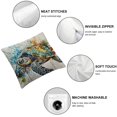 thumbnail image 7 of Ocean Throw Pillow Covers Beach Animal Sea Turtle Seahorse Octopus Jellyfish Pillow Covers for Couch Sofa Bed Home Decor Square Coastal Pillowcase Outdoor Patio Furniture Cushion Cases, 7 of 7