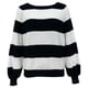 thumbnail image 1 of Gibobby SuéTer Para Invierno Mujer Suéter para mujer suéter suelto de punto de entrelazadas empalmadas(Negro,CH), 1 of 3