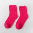 thumbnail image 2 of Dwellite Womens Thin Above Ankle Socks Soft Cozy Cute Casual Ankle High Calf Socks Non Slip Sock 1 Pairs Hot Pink, 2 of 3