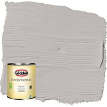 Glidden Fundamentals Gray Shadows / Grey Semi-Gloss Interior Paint, 1 Quart