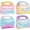 Tie Dye, variant on 36 Pack White Party Favor Treat Boxes with Handle, DIY Paper Boxes for Baby Shower, Birthday, All Occasion, Small Gable Boxes for Small Business 6.18 x 3.58 x 3.38 Inches