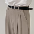 thumbnail image 5 of Men Big Tall 4-Way Stretch Double Pleated Microfiber Business Slacks S-XL, 5 of 7
