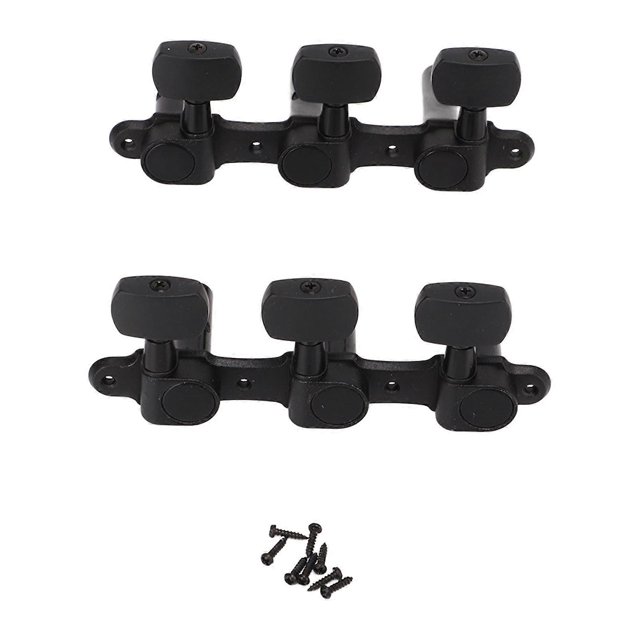 Lot de 2 mécaniques d'accordage pour guitare classique, triples scellées et fermées, pour guitares acoustiques