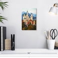 thumbnail image 3 of Elephant Stock Neuschwanstein Castle Grounds Wall Art - Vertical Canvas Wall Art - Living Room Wall Decor - Architecture Canvas - Beige And Brown Decor - 8" x 12", 3 of 8