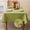 Grass Green, variant on Cterwk Linen Table Cloth Rectangle Tablecloths Waterproof Dining Table Cover for Wedding Birthday Party Kitchen Decor, 16" x 24"