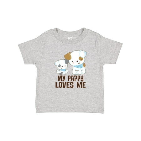 

Inktastic My Pappy Loves Me Grandson Gift Baby Boy T-Shirt