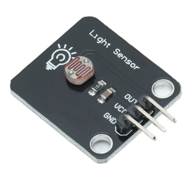 Module de Résistance Photosensible, Module de Capteur de Résistance Sensible Optique Faible Puissance de Sortie Forte Adaptabilité Alimentation Stable pour Carte d'Expansion de Capteur