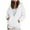 White, variant on Ccpelsie Womens Full Zip Up Long Hoodies Casual Long Sleeve Pocket Hooded Sweatshirts Women's Fall Winter Outdoor Activity Sweatshirts(Light Yellow,S)
