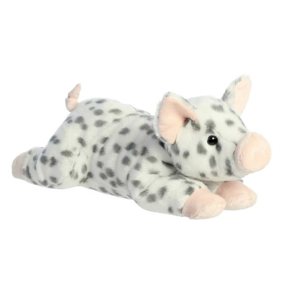 Aurora - Large Gray Grand Flopsie - 16.5" Spotty Piglet - Adorable Stuffed Animal