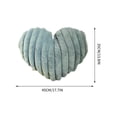 thumbnail image 2 of Almohada de felpa en forma de corazón estilo INS | Cojín romántico para sofá o cama | Peluche Decorativo Suave | Regalo de aniversario de boda | 1-Piece | Decoración moderna y acogedora, 2 of 5