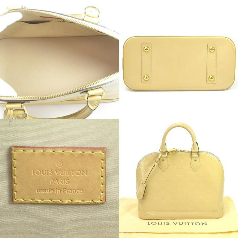 Pre-Owned Louis Vuitton Handbag Monogram Vernis Alma PM Citrine