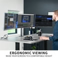 thumbnail image 6 of VIVO Telescoping Triple Computer Monitor Desk Mount, Heavy Duty Stand, 6 of 8