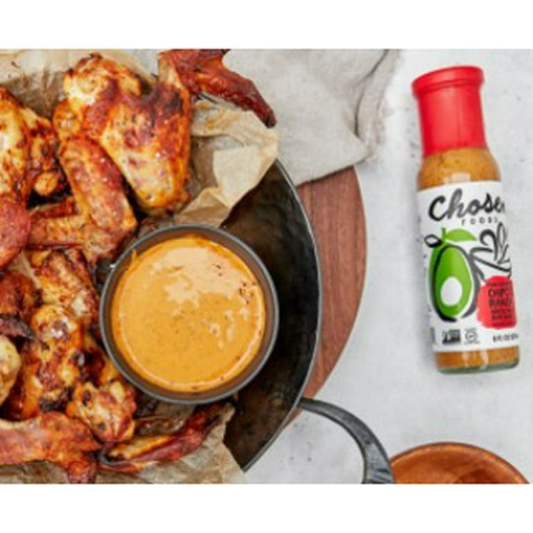 Chosen Foods Chipotle Ranch Dressing, Marinade 8oz - Walmart.com