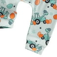 thumbnail image 5 of Byoo Easter Outfits for Boys Soft Letter Printed Pullover T-Shirt Pants Summer Set Active Casual Clothes Set, 5 of 7