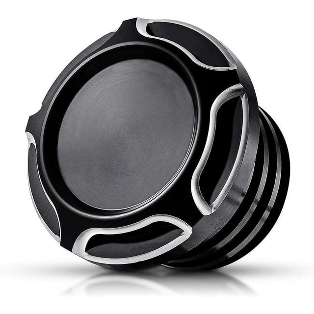 Tapa de gasolina decorativa para tanque de combustible de aluminio Cnc de motocicleta cromada negra para Harley Sportster Xl1200 883 1996-2014