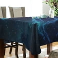 thumbnail image 3 of Qxltty Space Jellyfish Square Tablecloth 54×54in Thick Wrinkle Resistant Heat Proof Durable Table Cover for Dining Table, 3 of 9