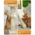 thumbnail image 3 of Cat Tree es Cat Tower with Dual Condos for Indoor Cats Plush Cat House with Padded Perch Scratching Ramp and Posts and Replaceable Balls, 3 of 6