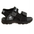 thumbnail image 3 of Beverly Hills Polo Club Boys Double Hook & Loop Flat Heel Sport Sandals (Toddler Sizes), 3 of 7