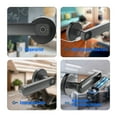 thumbnail image 4 of Serrure de Porte, Poignée de Serrure de Porte à Empreinte Digitale, Rechargeable par USB, Anti-Vol, Intelligente, Biométrique, Entrée Sans Clé avec 2 Clés, Maison Intelligente, Facile à Installer, 4 of 7