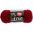 thumbnail image 3 of (2 pack) Red Heart With Love Berry Red Yarn, 7 ounces, 370 yards, 3 of 4