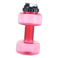 thumbnail image 4 of Botella de Agua Cola con Mancuernas Transparente 2200ml Rojo, 4 of 8